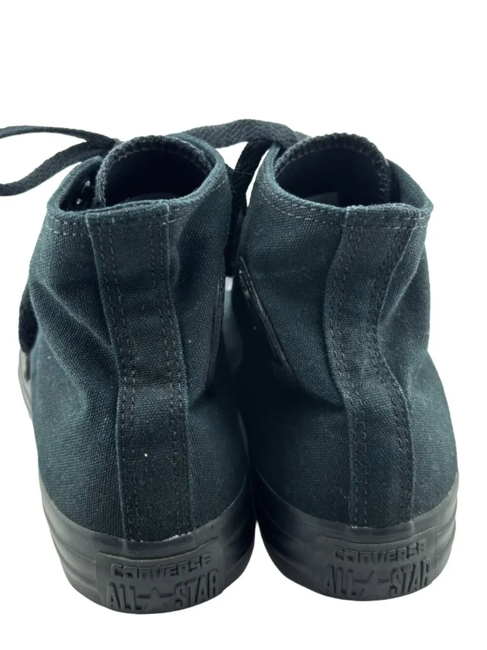 Converse Chuck Taylor All Star High Triple Black Sneakers Mens 5 Womens 7 - Picture 6 of 11